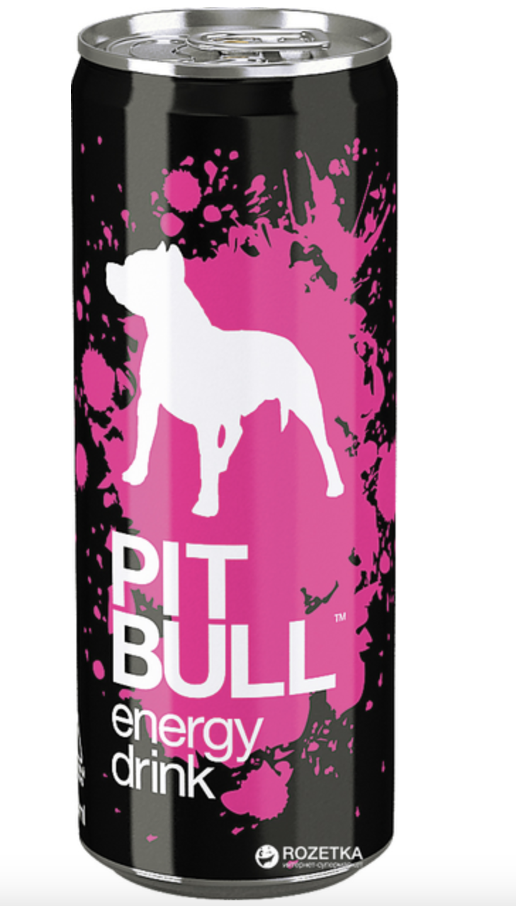 Енергетичний б/а напій Pit Bull 0.25 л з/б